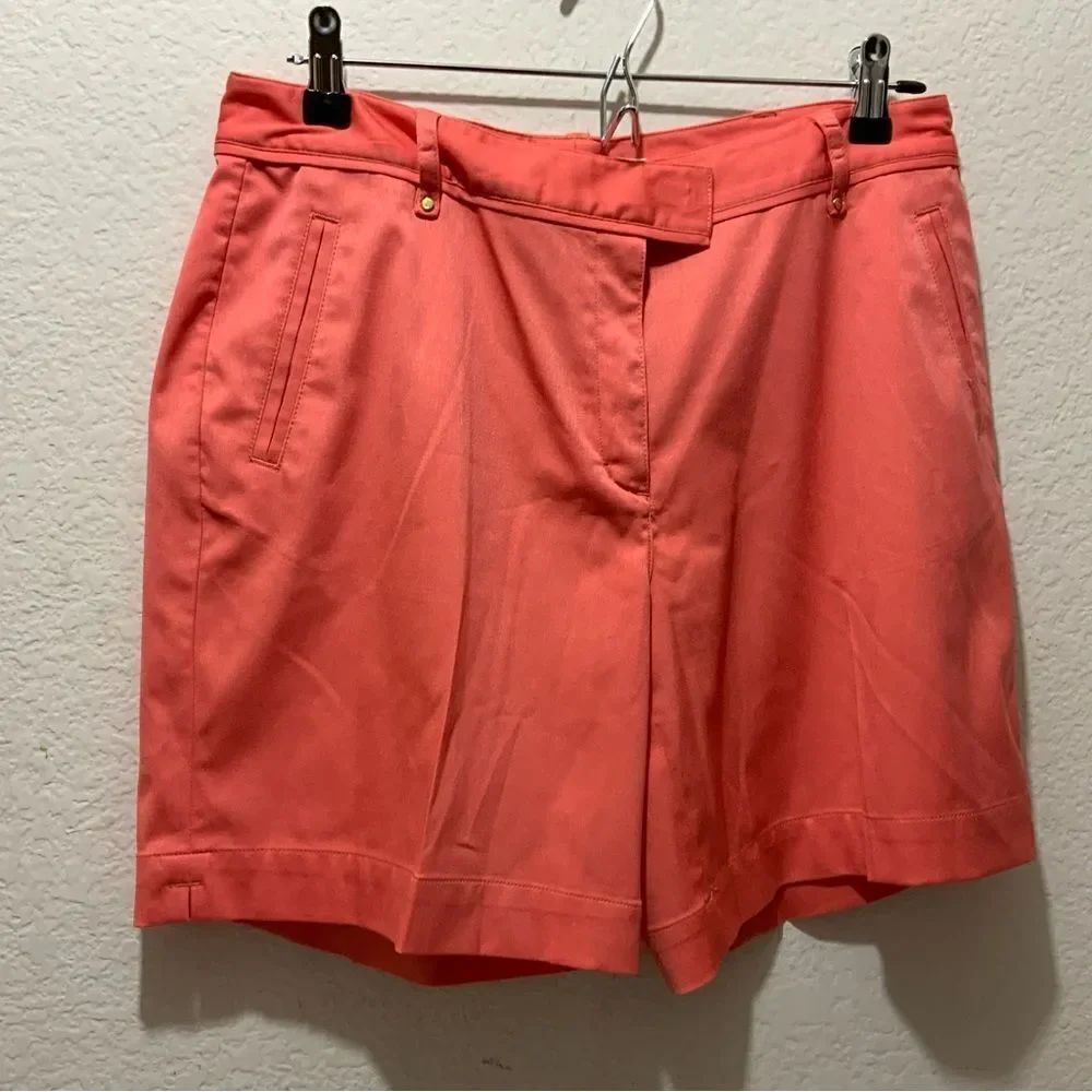 LADY Hagan orange shorts size 8